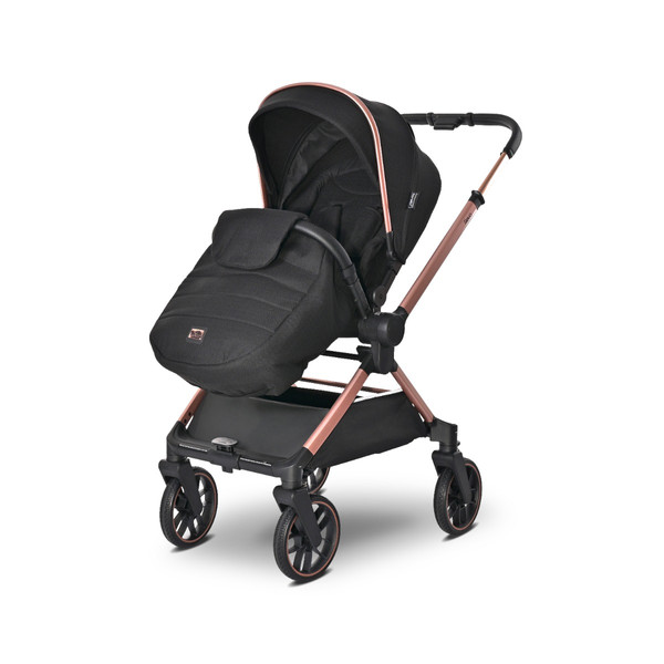 Lorelli Reya Black 3-in-1 Kinderwagen incl. Autostoel 1002195-2401