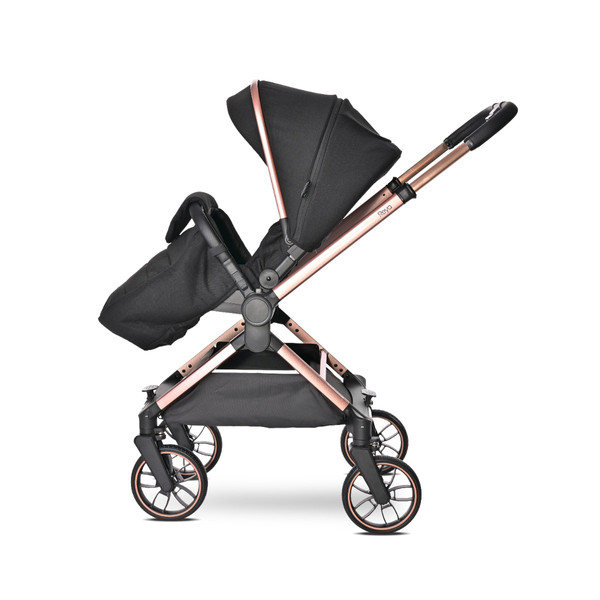 Lorelli Reya Black 3-in-1 Kinderwagen incl. Autostoel 1002195-2401