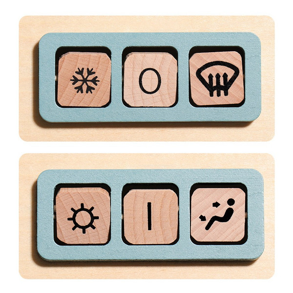 Eco Toys Stuur Houten Activiteitenbord HC730218
