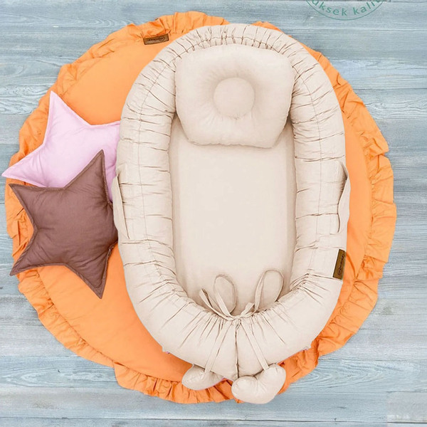Mordesign Sand Babynest met Kussen FD-22