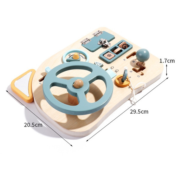 Eco Toys Stuur Houten Activiteitenbord HC730218