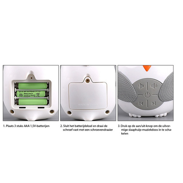 Eco Toys Uil Muziekdoosje HC554135