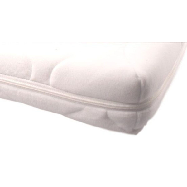 MamaLoes Luno Wave Wit 60 x 120 cm Ledikant + Ledikantmatras