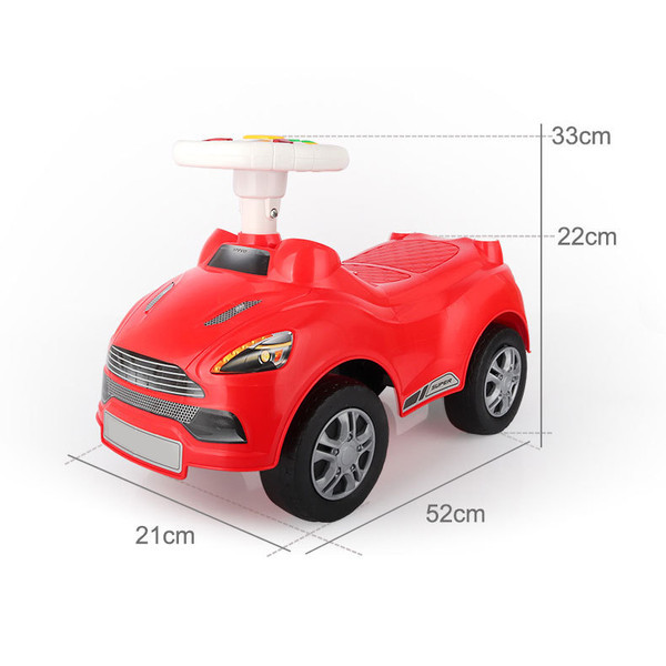 Eco Toys Sports Wit Loopauto met Muziek HC516257 div