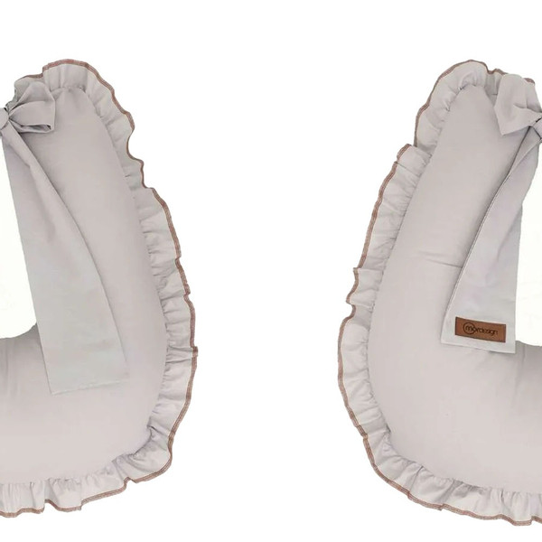 Mordesign Ruffle Grey Voedingskussen FD-21