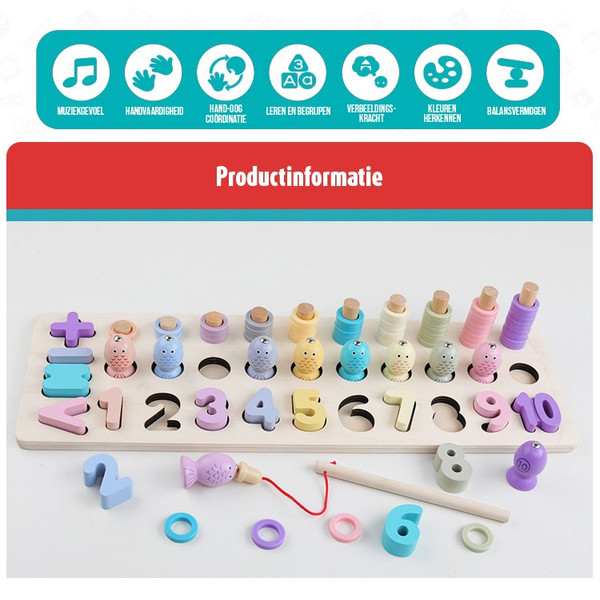 Eco Toys Houten Telspel HC580588