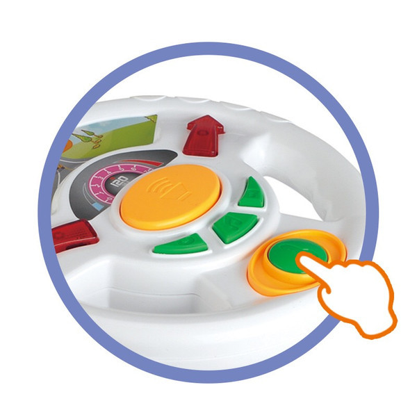 Eco Toys Sports Wit Loopauto met Muziek HC516257 div
