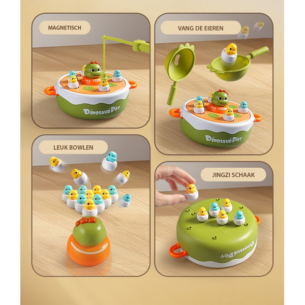 Eco Toys 5-in-1 Dinosaurus Spel Met Geluid HC653569
