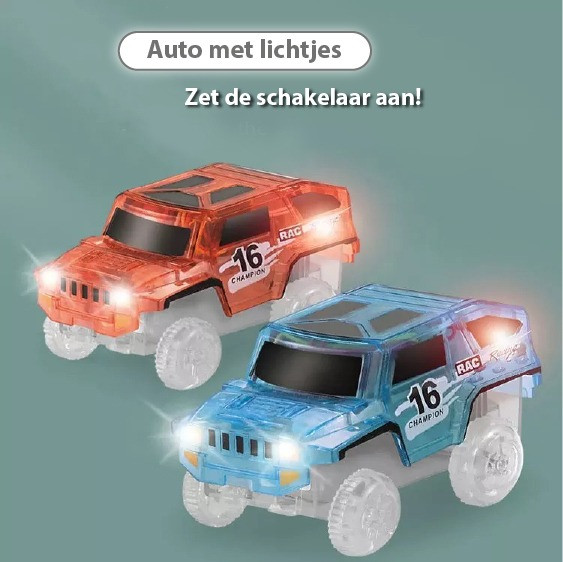 Eco Toys Autobaan 96 Stuks Magnetische Tegels Bouwstenen HC560248