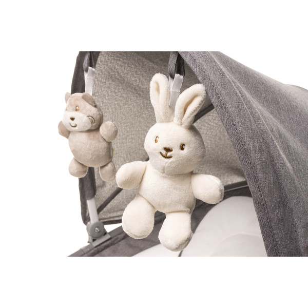 4Baby Rock 'n Relax XXIII Grey Swing Babyschommel