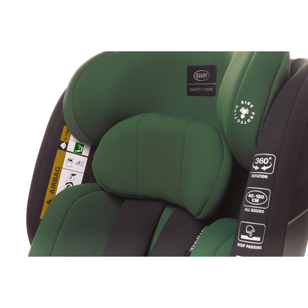 4Baby Roto-Fix Dark Green 40-150 cm 360° i-Size Autostoel