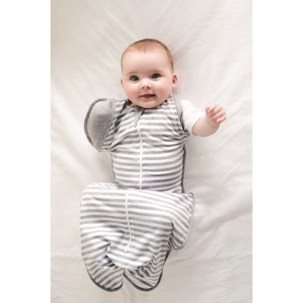 Love To Dream Swaddle Up 50 50 Grey Medium 6 8.5 kg