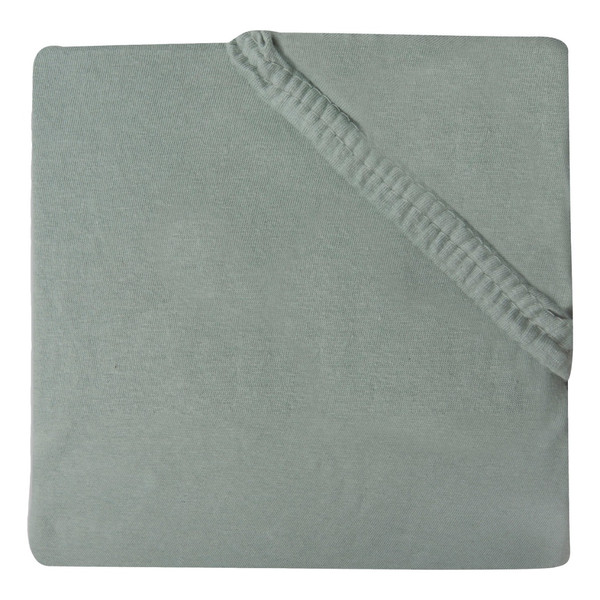 Jollein Jersey Ash Green 70 x 140/150 cm Junior Hoeslaken 511-565-00095