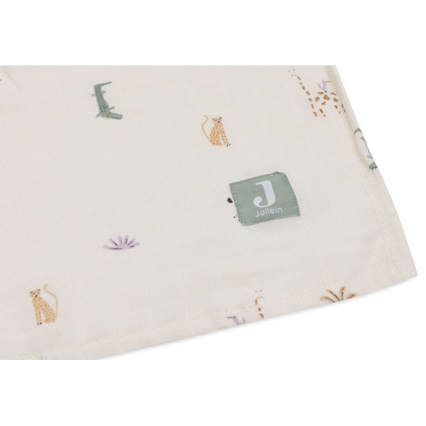 Jollein Jungle Jambo 115 x 115 cm Hydrofiel Multidoek 2 Stuks 535-852-67090