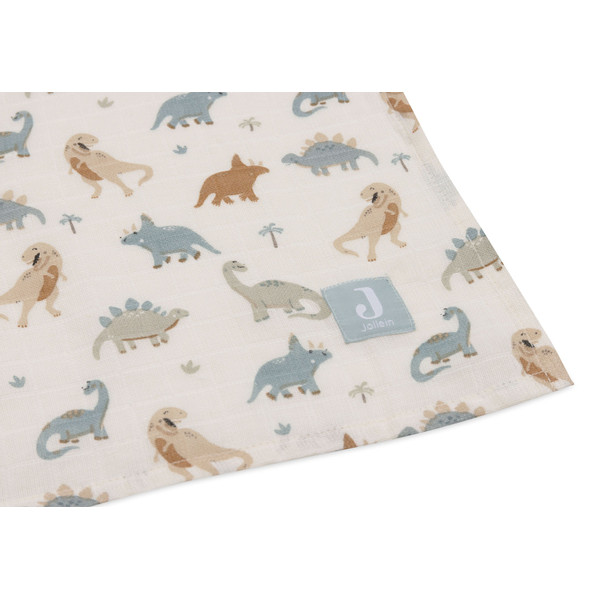 Jollein Roarsome 115 x 115 cm Hydrofiel Multidoek 2 Stuks 535-852-67100