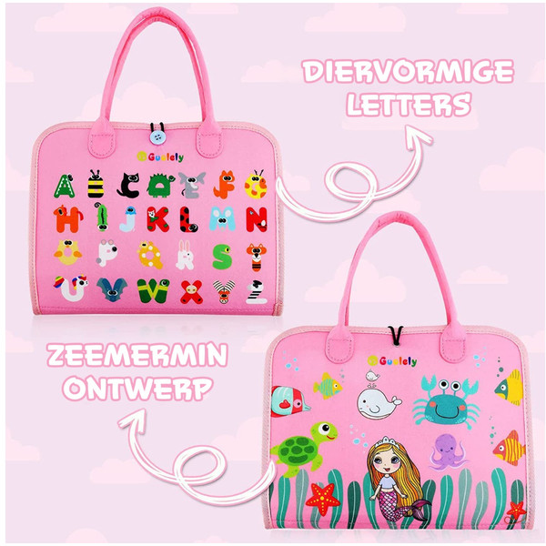 Eco Toys Roze Busy Board Activiteitenboek HC676206
