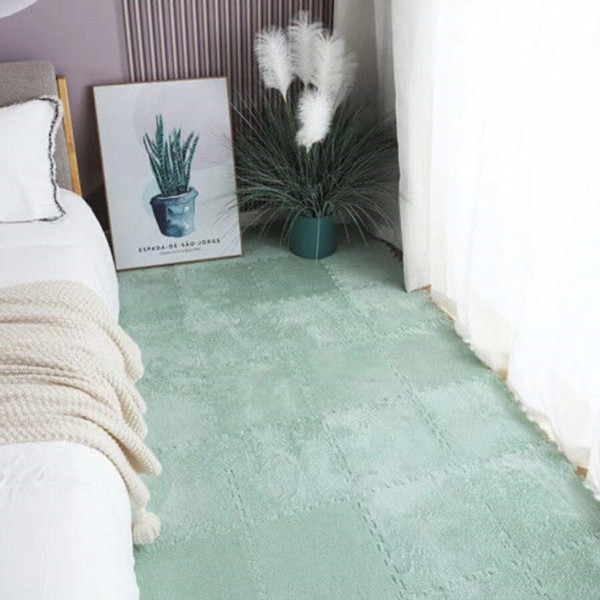 Eco Toys Stonegreen Pluche Schuimrubber Speelmat