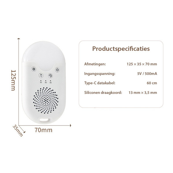Eco Toys White Noise Muziekdoosje HC733017