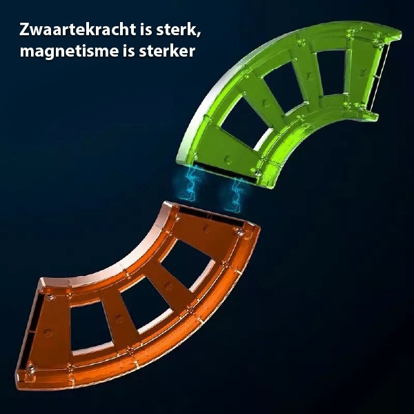 Eco Toys Autobaan 96 Stuks Magnetische Tegels Bouwstenen HC560248