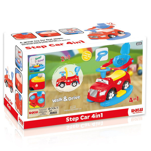 Dolu Step Car 4-in-1 Loopauto 8035