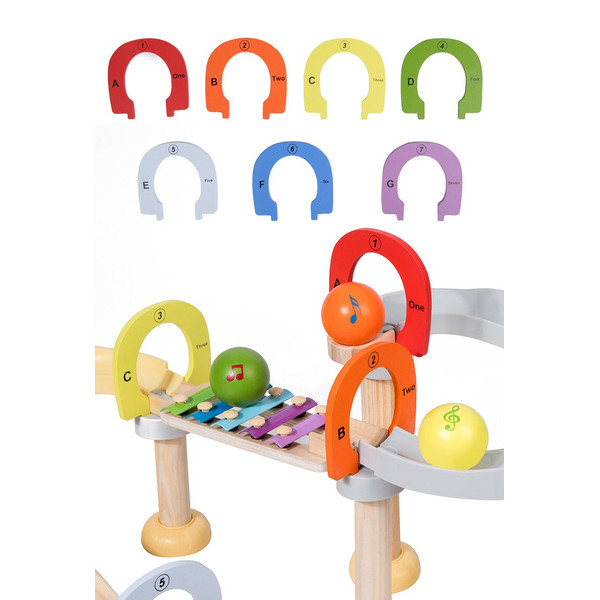 Eco Toys Houten XL Knikkerbaan HC732459