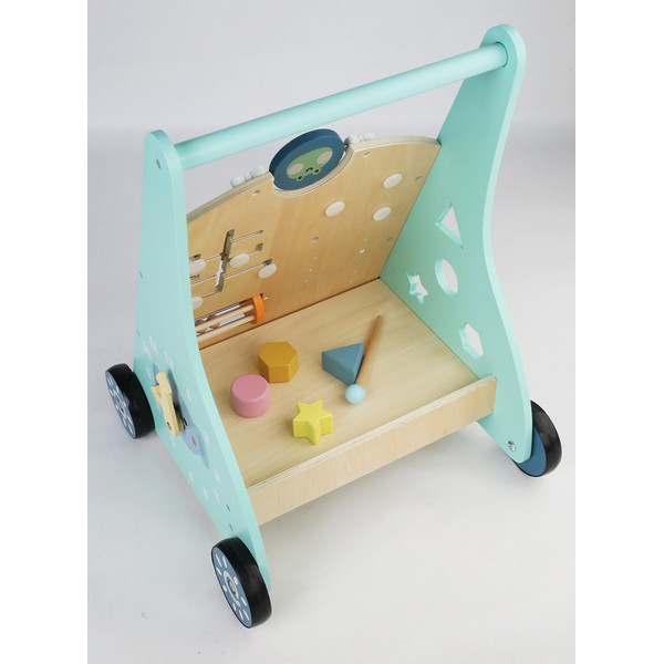 Eco Toys Stonegreen Houten Baby Walker Loopwagen HC732829