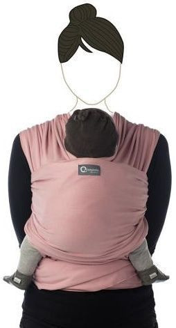 Babylonia Tricot-Slen Organic Soft Pink Draagdoek BDDTS970