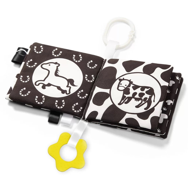 Baby Ono Black & White Zacht Buggyboekje 542