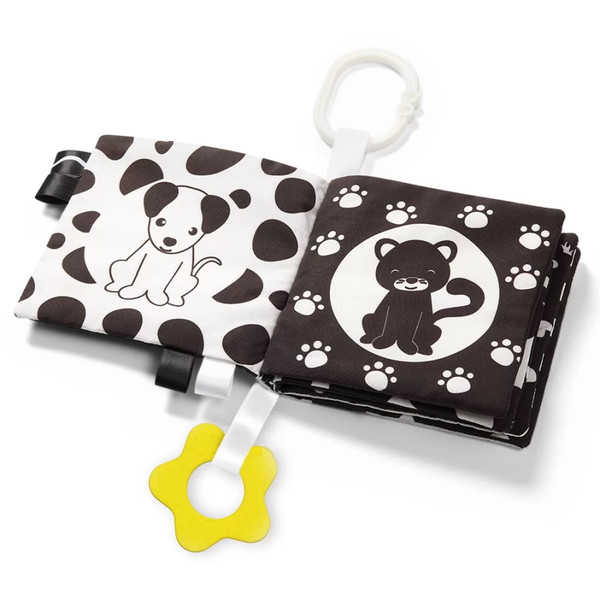 Baby Ono Black & White Zacht Buggyboekje 542