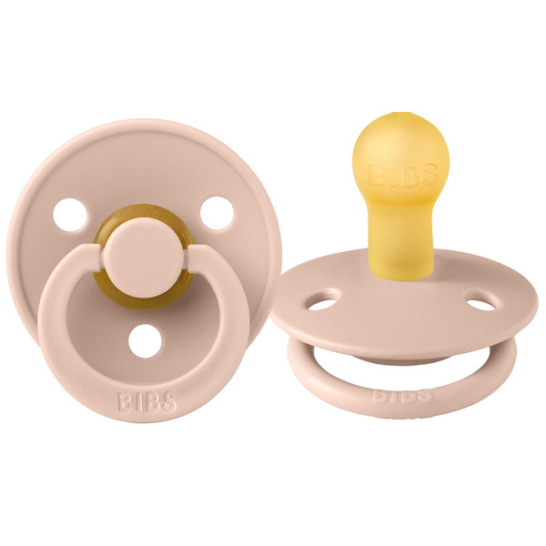 Bibs Ivory/Blush 0-6 mnd 2 Stuks Fopspeen 110256