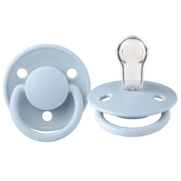 Bibs De Lux Baby Blue Silicone Fopspeen 1010231C