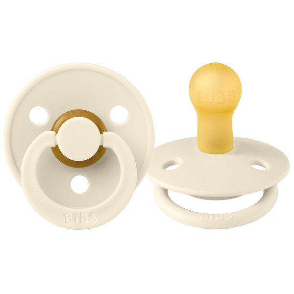 Bibs Ivory/Blush 0-6 mnd 2 Stuks Fopspeen 110256