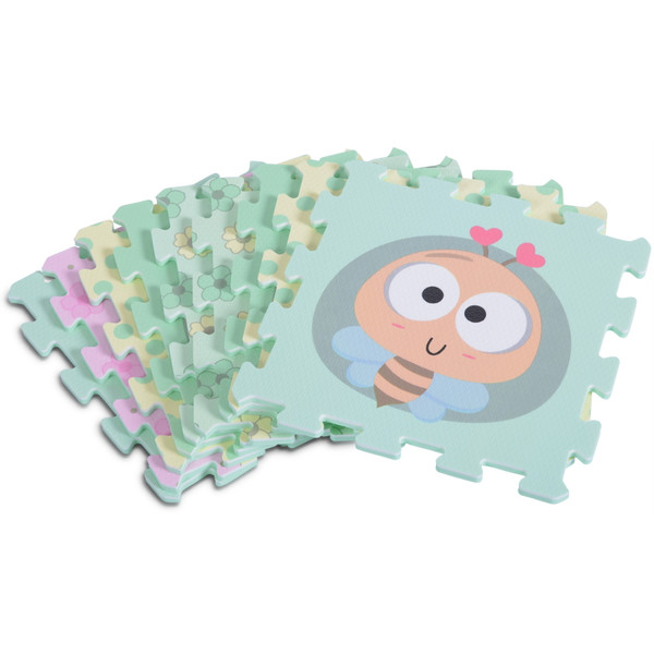 Cangaroo Insectenwereld 9 Stuks Schuimrubberen Puzzelmat 3082