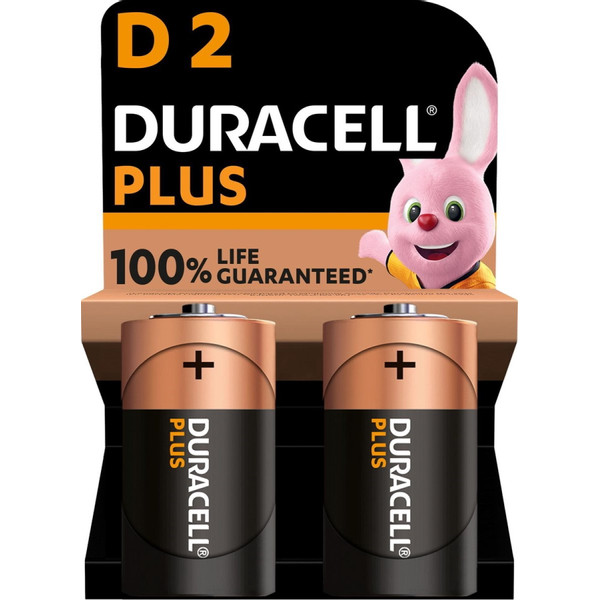 Duracell Plus D Batterijen 2008764