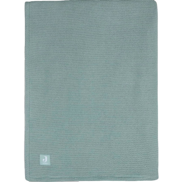 Jollein Basic Knit Forest Green / Fleece 75 x 100 cm Wiegdeken 517-511-65219