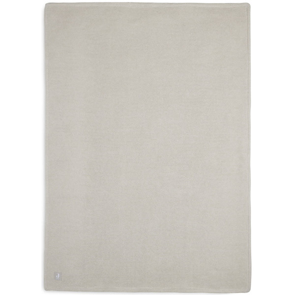 Jollein Basic Knit Nougat / Fleece 100 x 150 cm Ledikantdeken 517-522-65360