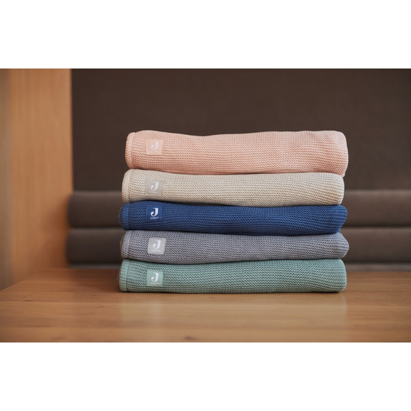 Jollein Basic Knit Nougat / Fleece 100 x 150 cm Ledikantdeken 517-522-65360