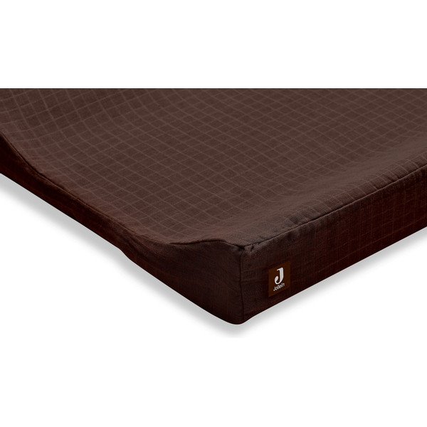 Jollein Chestnut 50 x 70 cm Wrinkled Cotton Aankleedkussenhoes 560-503-66043