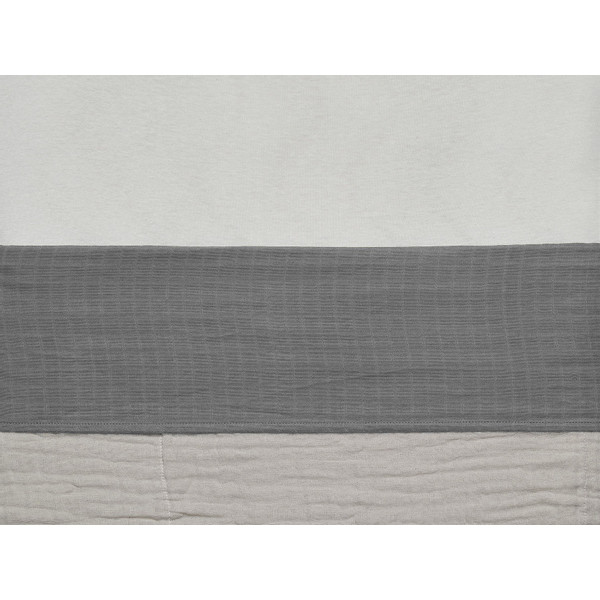 Jollein Wrinkled Cotton Storm Grey 75 x 100 cm Wieglaken 008-511-66009