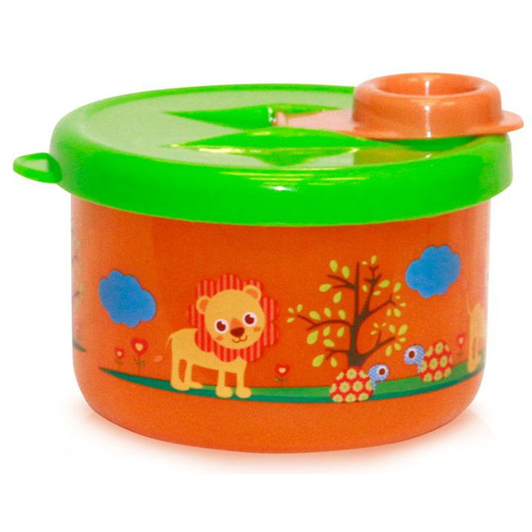 Lorelli Zoo Oranje / Groen Melkpoeder Bewaarbeker 1023039 div