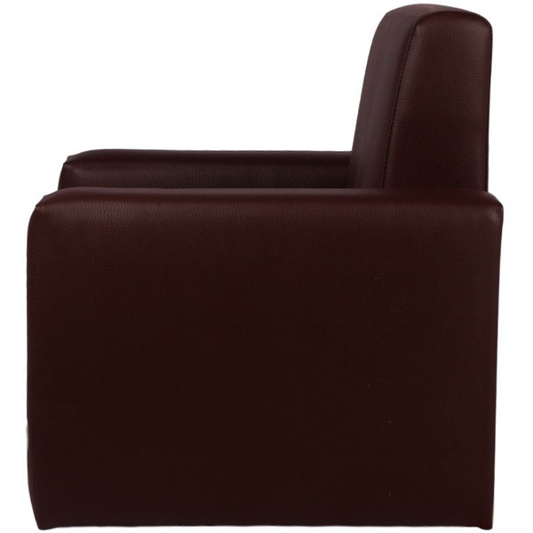 MamaLoes Jamie Zwart Leren Kinderfauteuil ML040707