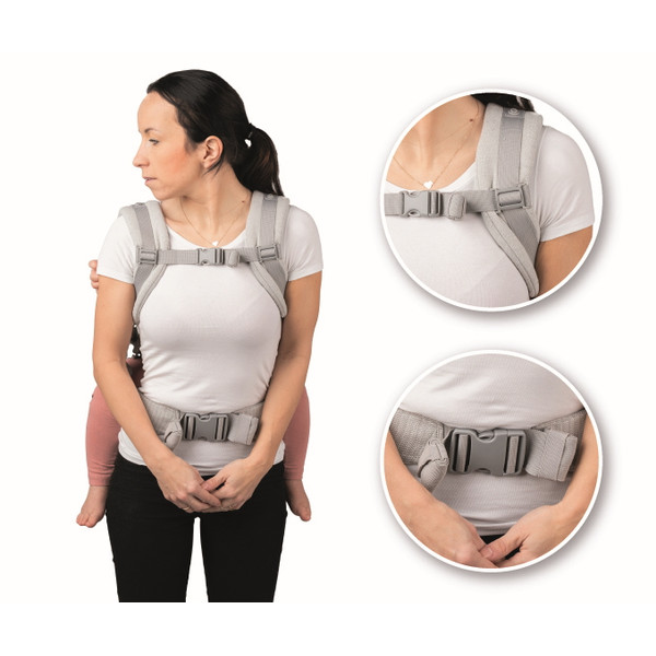 Momi Collet Grey Ergonomische Draagzak NOSI00003