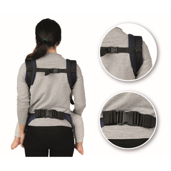 Momi Collet Navy Blue Ergonomische Draagzak NOSI00002