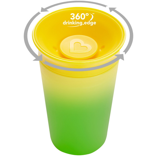 Munchkin Miracle 360 Trainer Changing Color Cup Geel Beker 051868