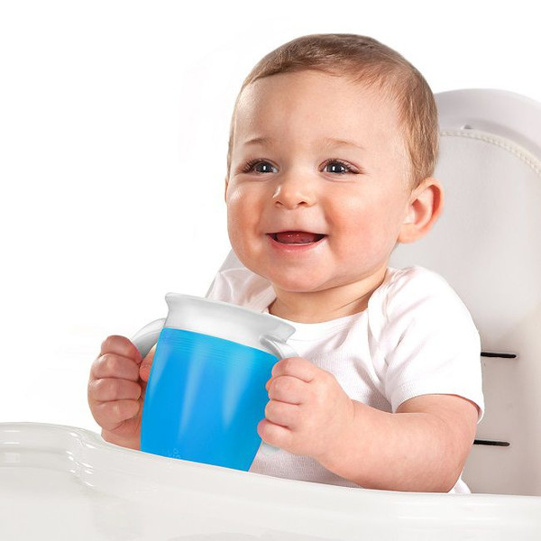 Munchkin 207ml 6m+ Miracle 360 Trainer Cup Blauw Anti-Lek Beker  012271