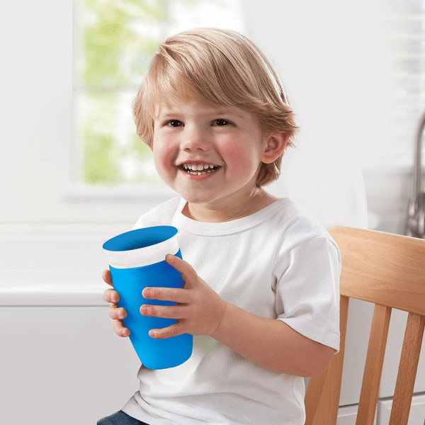 Munchkin 296ml 12m+ Miracle 360 Sippy Cup Blauw Anti-Lek Beker 011028