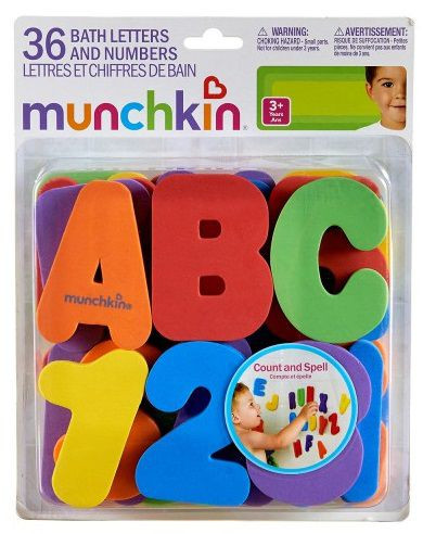 Munchkin Foam Bad Letters en Cijfers 36 Stuks 011108