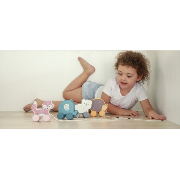 PolarB IJsbeer Houten Trekfiguur 44001