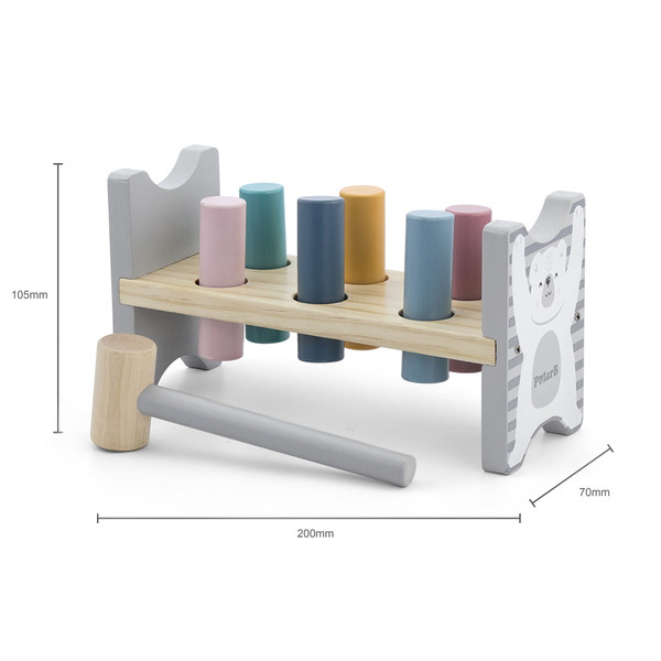 PolarB Pound-a-Peg Houten Hamerbank 44009