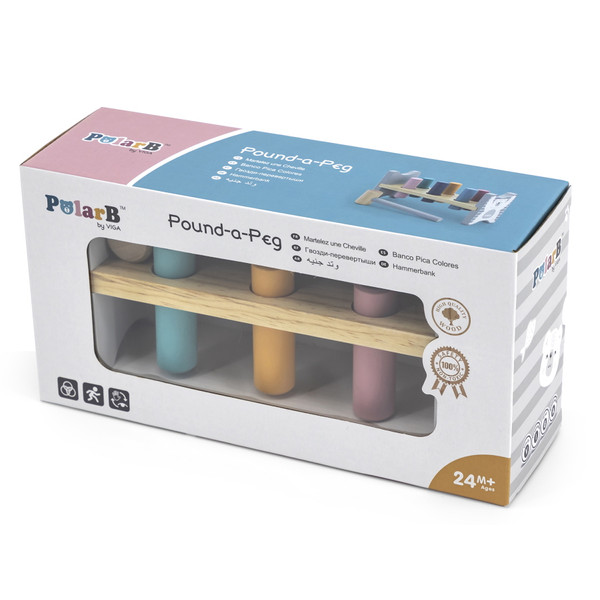 PolarB Pound-a-Peg Houten Hamerbank 44009